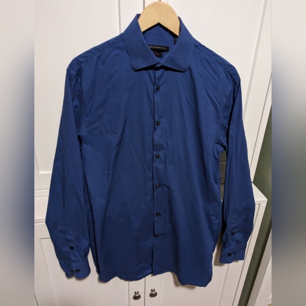 John varvatos star USA slim fit stretch dress shirt